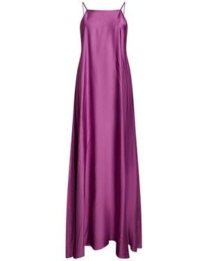 Angela Davis Fuchsia Maxi Dress Viscose - Purple