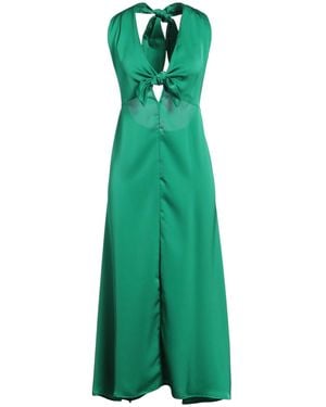 .., merci italia Maxi Dress Polyester - Green