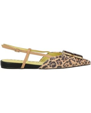 Apepazza Ballet Flats Leather - Metallic