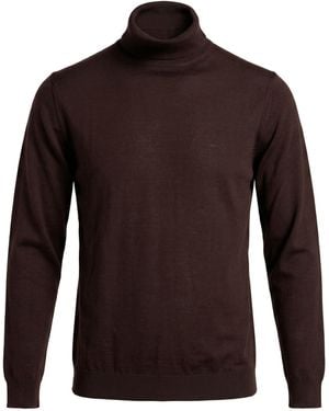 Daniele Fiesoli Turtleneck Merino Wool - Brown