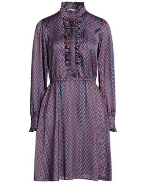 Nenette Short Dress - Purple