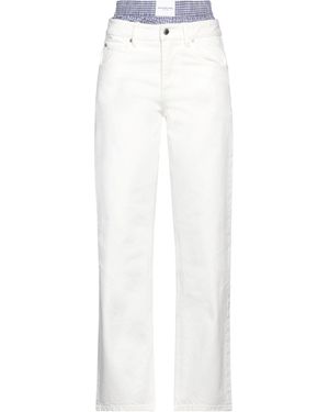 Alexander Wang Pantaloni Jeans - Bianco