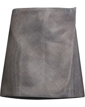 Philosophy Di Lorenzo Serafini Mini Skirt Polyester, Elastane - Grey