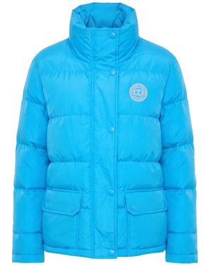 Twinset Doudoune Plumes Ou Synthétique - Bleu