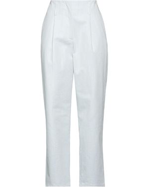 Kaos Denim Pants - White