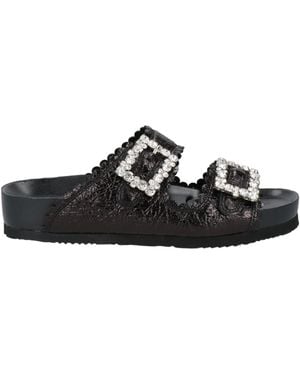 SUECOMMA BONNIE ◆Slim strap sandal(black) Designer fashion, Seoul-fully created | W Concept