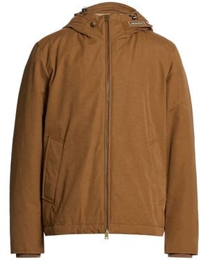 Woolrich Camel Puffer Cotton, Polyester, Polyamide - Brown