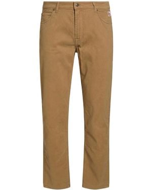 Roy Rogers Pants Cotton, Lyocell, Elastane - Natural