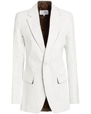 MM6 by Maison Margiela Blazers - White