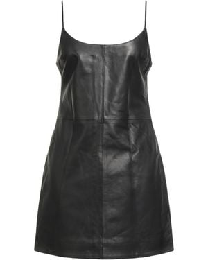 Amiri Mini Dress Ovine Leather - Black