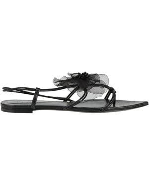 Nensi Dojaka Thong Sandal - White