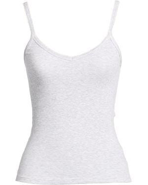TRUE RELIGION Light Tank Top Cotton, Elastane - White