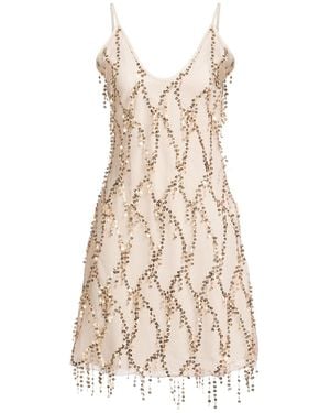 ViCOLO Mini Dress Polyester - Natural