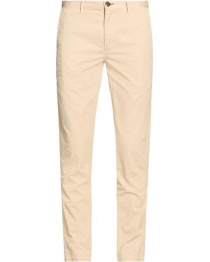 Paul Smith Pants Cotton, Polyester, Elastane - Natural
