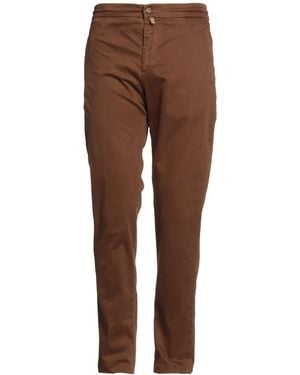 Kiton Pants Cotton, Elastane - Brown