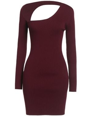 Aniye By Burgundy Mini Dress Viscose, Polyester - Purple