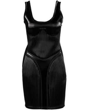 Mugler Mini Dress - Black