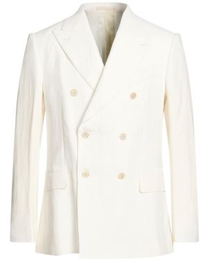 Caruso Blazer Linen - White