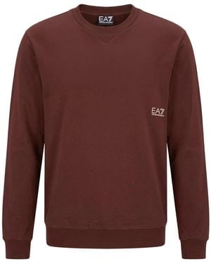 EA7 Sweatshirt Cotton - Brown