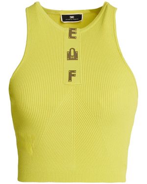Elisabetta Franchi Top - Yellow