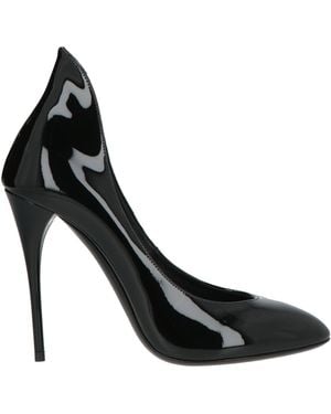 Alaïa Court Shoes Leather - Black