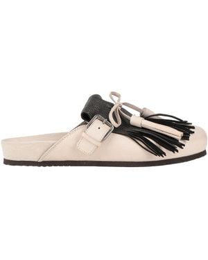 Brunello Cucinelli Mules & Clogs Leather - White