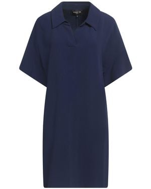 Paule Ka Midnight Mini Dress Acetate, Viscose - Blue