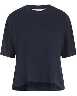 Shirtaporter T-Shirt Viscose, Nylon, Elastane - Blue