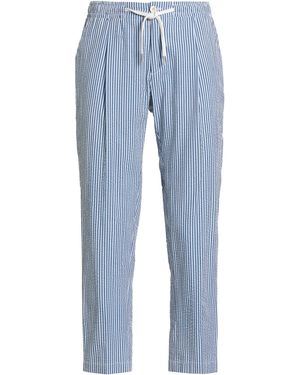 Obvious Basic Midnight Trousers Cotton - Blue