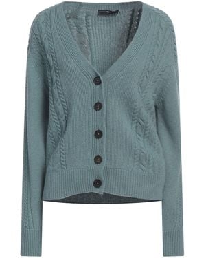 High Use Pastel Cardigan Wool, Nylon - Blue