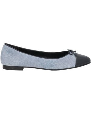 Tory Burch Ballet Flats Leather - Gray