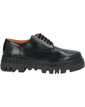 Santoni Lace-Up Shoes Leather - Black