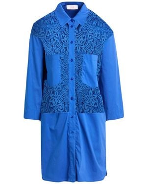 Clips More Mini Dress Cotton, Polyamide, Elastane - Blue