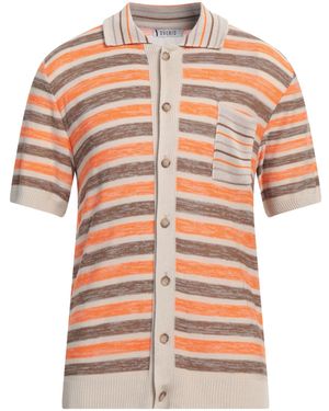 OVER/D Shirt Cotton, Acrylic - Orange