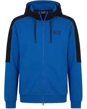 EA7 Azure Tracksuit Cotton, Polyester - Blue