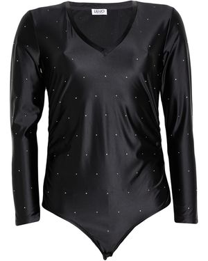 Liu Jo Bodysuit Polyamide, Elastane - Black