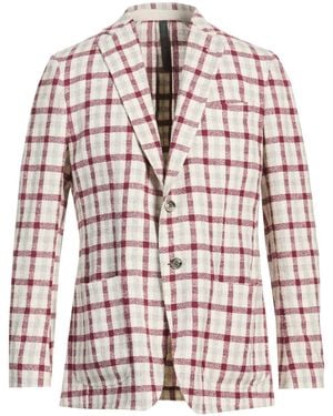 Tombolini Blazer Cotton, Nylon, Wool, Linen - Red