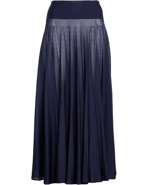 Alaïa Midi Skirt Viscose, Polyamide - Blue