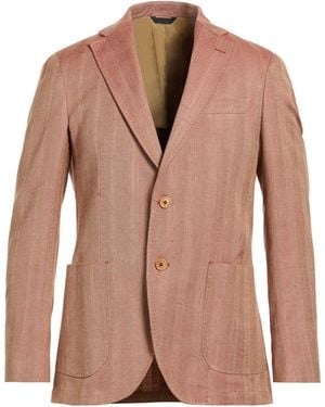 Tombolini Blazer Cotton, Linen, Silk - Brown