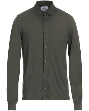 Alpha Studio Slim-Fit Jersey Shirt - Green