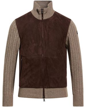 Paul & Shark Jacket Wool, Viscose, Cashmere, Goat Skin - Brown