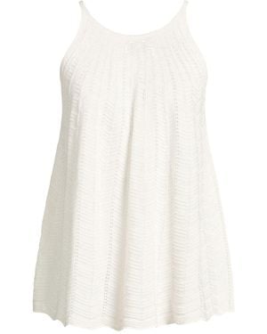 Hemisphere Top Linen - White