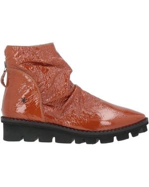 Patrizia Bonfanti Tan Ankle Boots Leather - Brown