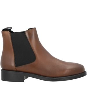 Frau Ankle Boots Leather - Brown