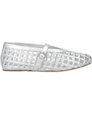 3Juin Ballet Flats Leather - White