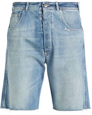 Maison Margiela Denim Shorts Cotton - Blue