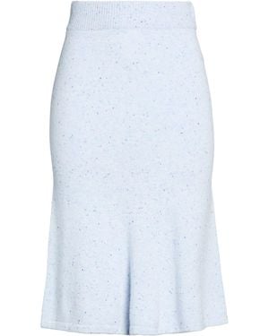 Fedeli Midi Skirt Cashmere - Blue