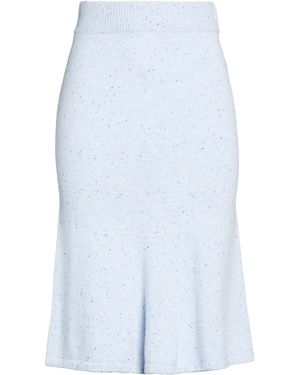 Fedeli Midi Skirt Cashmere - Blue