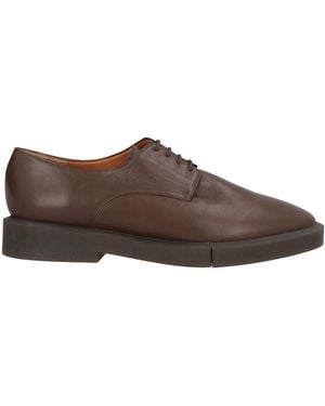 Robert Clergerie Lace-Up Shoes Lambskin - Brown