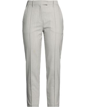 Barbara Bui "Costumes" Light Pants Wool - Gray